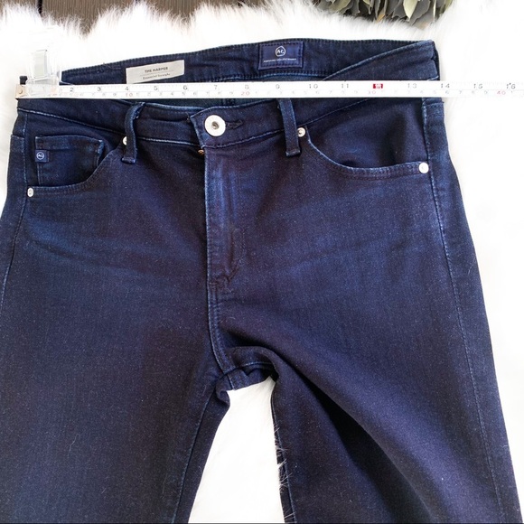 AG Adriano Goldsmith the Harper jeans Essential Straight Dark Blue Wash Sz 26R - Picture 4 of 12